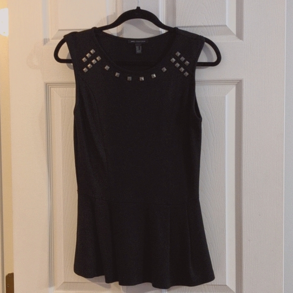 Mango Flare Sleeveless Studded Top - Picture 3 of 6